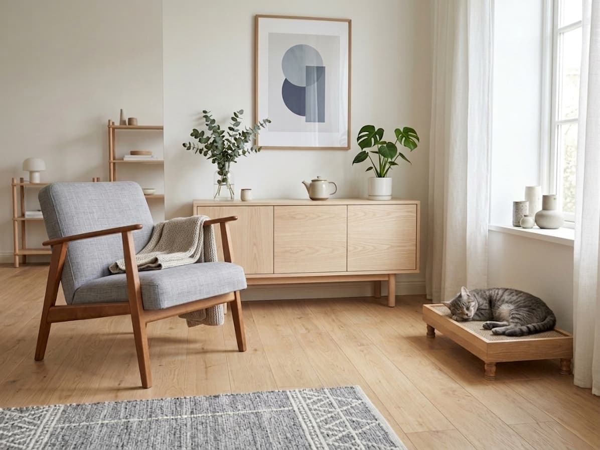 Natural  Wood Frame Scratcher
